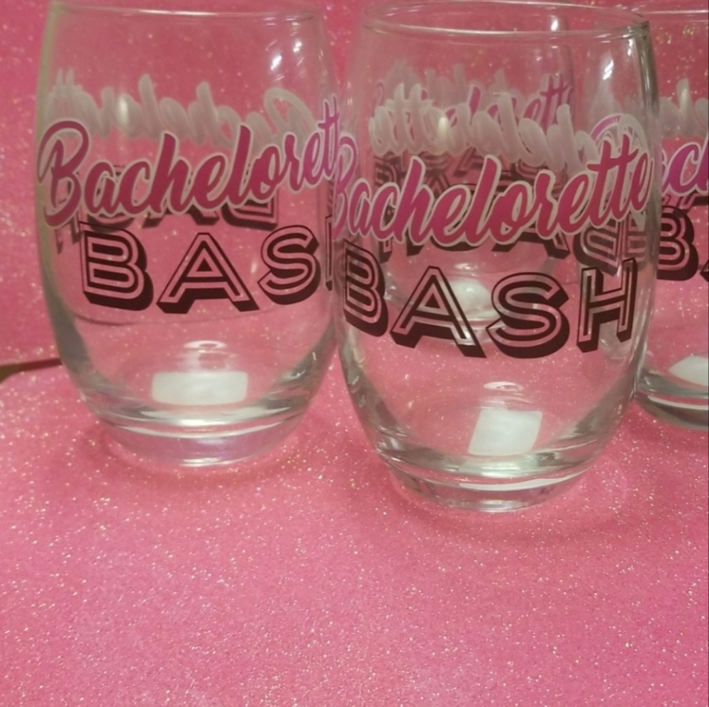 (4) Party/Wine Glasses for Bachelorette